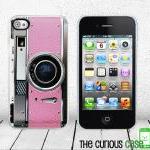 Retro Pink Camera Iphone Hard Case - Fits Iphone 4..