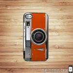 Retro Orange Camera Iphone Hard Case - Fits Iphone..