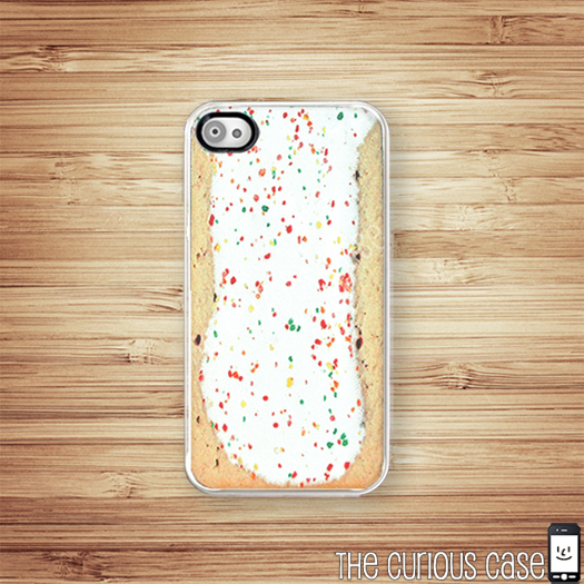 Toaster Pastry Iphone Hard Case Fits Iphone 4 And Iphone 4s - White Trim