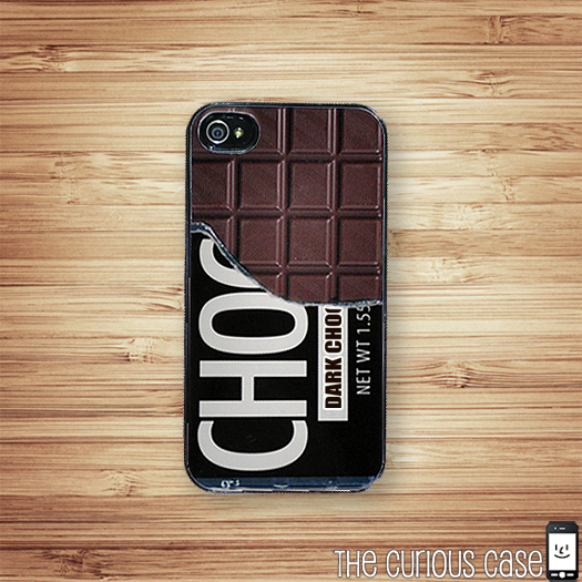 Chocolate Bar, Candy Case Iphone Hard Case, Fits Iphone 4 And Iphone 4s - Black Trim